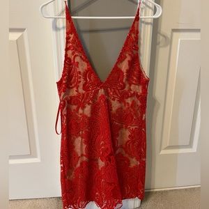 Free people red dress